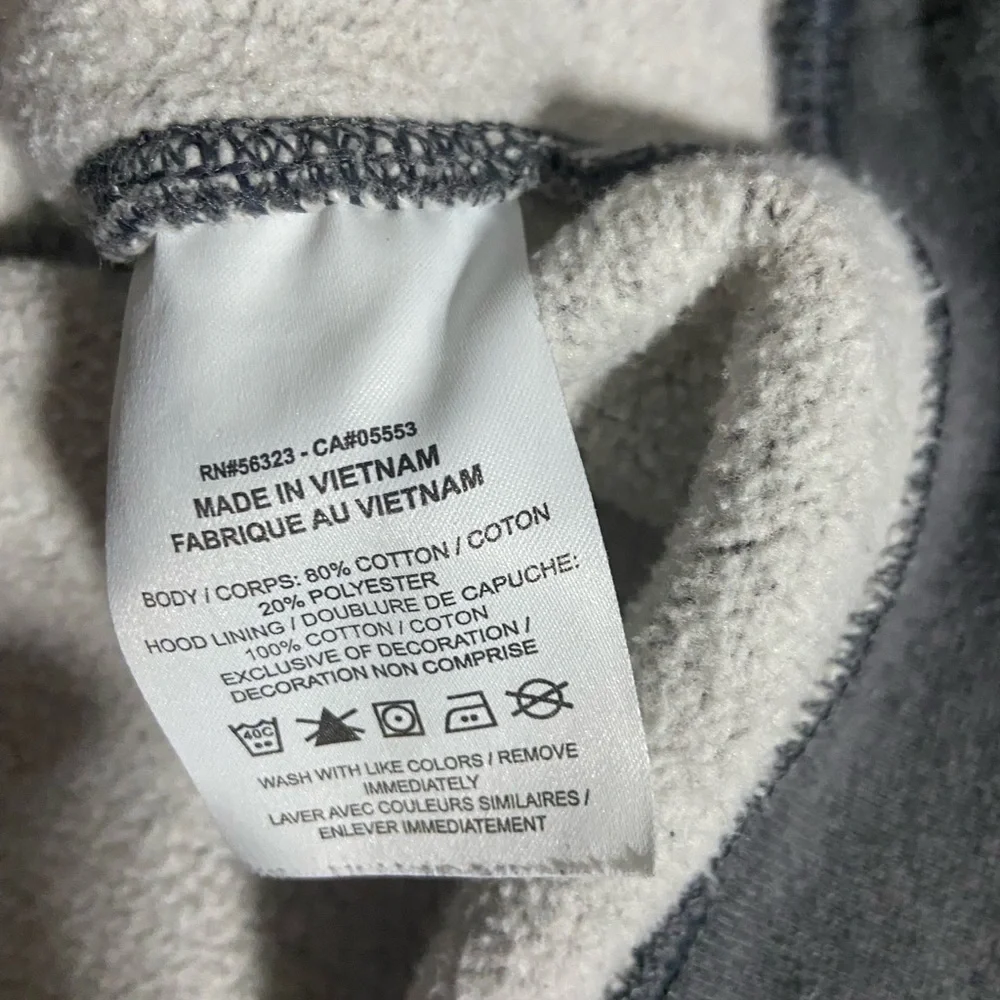 Nike Gray fleece lined Hoodie mens small